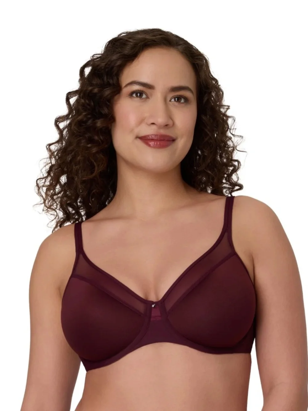 Bali One Smooth U Ultra Light Shaping Underwire Bra Night Fire Red Size 40C NWT